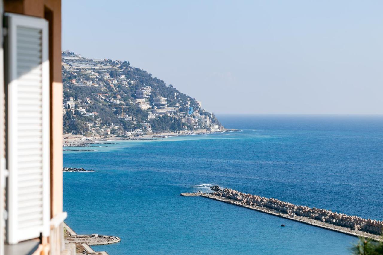 116 - Casa Colorata Vista Mare, 500M Dalla Spiaggia - Parcheggio Privato Gratis Incluso Ospedaletti Exteriör bild